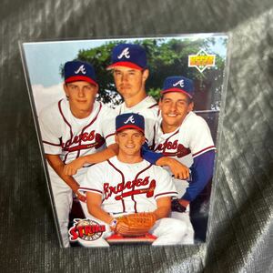 1993 Upper Deck Sttike Force Greg Maddux.Tom Glavine.John Smoltz.Steve Avery.No.472