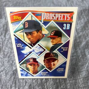 1994 Topps Prospects Third Baseman George Arias.Jason Giambi.David Bell.Luiz Ortiz.