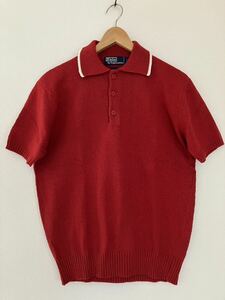 90s Polo Ralph Lauren／ラルフローレン／半袖ポロシャツ／サマーニットポロ／デッドストック