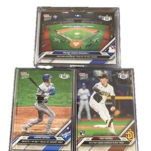 topps now 2024 大谷翔平 松井裕樹 ソウルシリーズ ドジャース カード 3枚セット ネコポス匿名発送