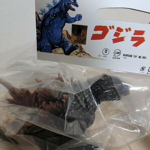 新作 黒目 ゴジラ 1999 Dark Brown ミレニアム 2000 ミレゴジ 350 ダークブラウン マルサン GODZILLA MILLENIUM ソフビ sofvi MARUSANの画像4