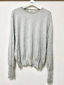 nonnative サイズ2 DWELLER SWEATER CREW S/C WOVEN NN-K3107 STONE 定価 38,700円