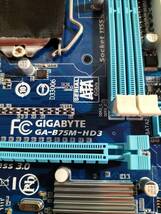 ★ GIGABYTE GA-B75M-HD3 LGA1155 B75 MATX●マザーボード_画像3