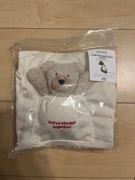 匿名配送 スリーコインズ ペット用品 ぬいぐるみ付きTシャツ