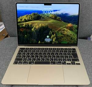 MacBook Air スターライト ［MLY13J/A］ 256GB M2 13-inch 2022モデル