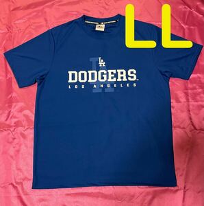 MLB ロサンゼルス ドジャース ブルー 半袖Tシャツ メンズ LL