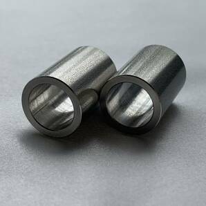 ステンレススペーサーカラー 内径10mm×外径14mm×厚さ20mm×2個1セット M10ボルトに！ロッドエンドに!検KITACOキタコDAYTONAデイトナの画像3