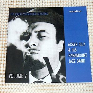 廃盤 Acker Bilk & His Paramount Jazz Band アッカー ビルク The Radio Luxembourg Sessions Volume 7/ Vocalion / UK クラリネット 奏者