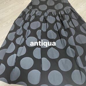 antiquaドットスカート　新品に近い　定価6930円