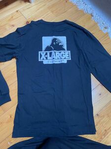 x-large Tシャツ 長袖Tシャツ ブラック