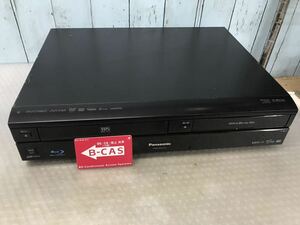 Panasonic DMR-BR670V HDD、BD、VHS全部再生OK，その他動作未確認　本体のみ，中古現状品（140s）