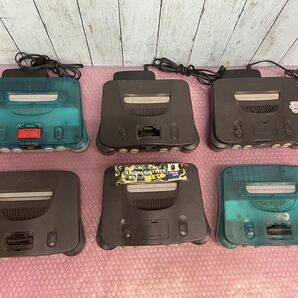 Nintendo 64 NUS-001 本体 計6台まとめ 付属品あり 中古現状品 動作未確認 (100s)の画像3