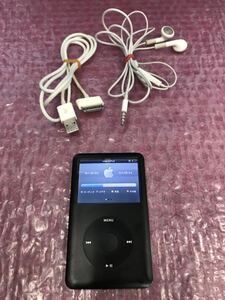 Apple iPod A1238 80GB Classic 付属品あり　再生ok その他動作未確認　付属品あり　中古現状品　(60s)