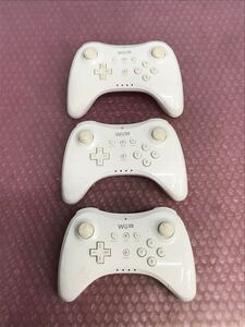  nintendo Wii U PRO controller total 3 point summarize operation not yet verification used present condition goods (60s)