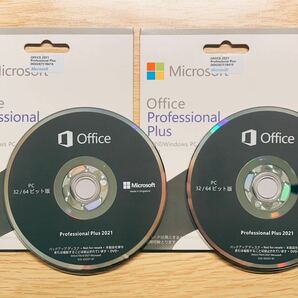 Microsoft Office 2021 Professional plus DVD永続パッケージ版2セット　新品未開封　認証保証