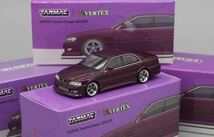 1/64 Tarmac Works ターマックワークス TOYOTA トヨタ VERTEX Chaser チェイサー JZX100 紫_画像5