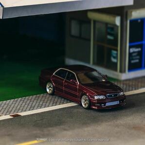 1/64 Tarmac Works ターマックワークス TOYOTA トヨタ VERTEX Chaser チェイサー JZX100 紫の画像3