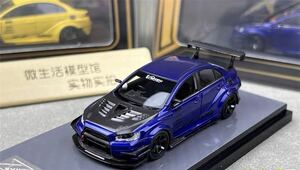 1/64 404 error 三菱　ランサーエボリューション　ランエボ X VARIS バリス　MITSUBISHI LANCER EVOLUTION 青