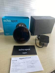 amazon/アマゾン エコースポット/Echo Spot VN94DQ(市価1.5万円程度) 18年発売/美品