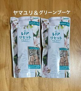 《新品》レノアリセット　柔軟剤　ヤマユリ&グリーンブーケの香り　2個セット　詰め替え　480mL レノア