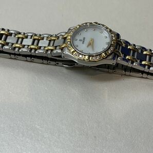 CONCORD Concord コンコルド サラトガ ホワイトシェル文字盤ダイヤモンド K18YG SS 16-36-275 レディース 腕時計 付属品なし 正規品 稼動品の画像4