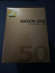 Nikon 単焦点レンズ AF-S NIKKOR 50mm f/1.8G フルサイズ対応 AF-S 50/1.8G 新品未開封