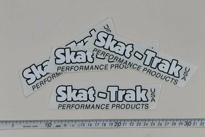50%off！ SKAT-TRAK ステッカー 4cmX15cm 4枚セット White #SKT-S30-WHT-4