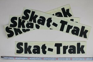 50%off！ SKAT-TRAK ダイカットデカール(ステッカー) 8cmX50cm 4枚セット BLACK #SKT-S21-4