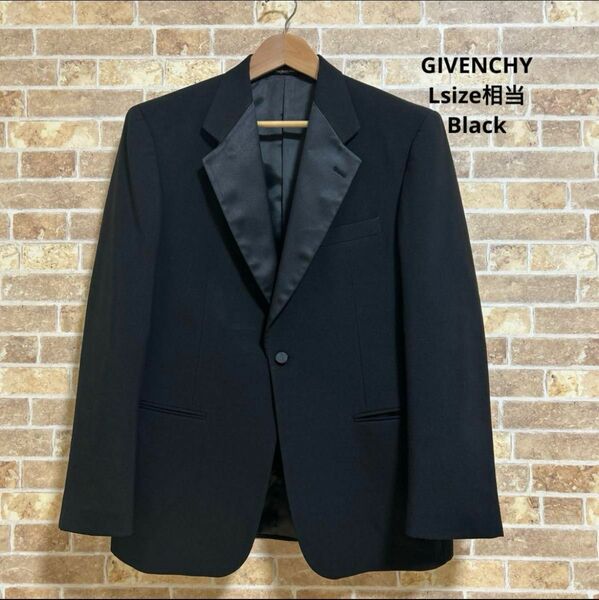 【ラグジュアリー】GIVENCHYスモーキングジャケット フォーマル 黒