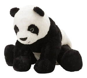 * IKEA Ikea * KRAMIG cooler mig soft toy, Panda white, black car n car n completely < 26 cm14 cm34 cm> postage 350 jpy ~u 2h