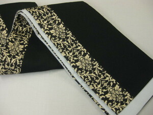  hanhaba obi four size obi now only price cut black ground regular .. pattern small obi 