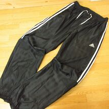 ◎使用少なめ！L 上下セット！adidas アディダス◆ウィンドブレーカー ピステジャケット&パンツ◆メンズ 黒◆B3840_画像4