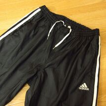 ◎使用少なめ！L 上下セット！adidas アディダス◆ウィンドブレーカー ピステジャケット&パンツ◆メンズ 黒◆B3840_画像6