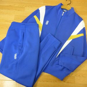 ◎希少 90s！M-L 上下セット！MIZUNO SuperStar ミズノ レトロ◆セットアップ ジャージ ジャケット&パンツ ヴィンテージ◆メンズ 紫◆3786