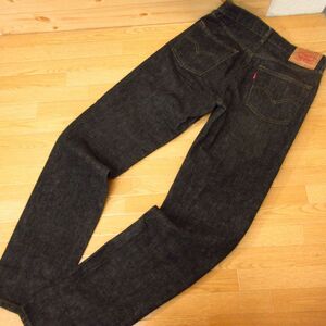 ◎90s 美品！Levi's 503 リーバイス 日本製◆ブラックデニム ジーンズ 先染め アメカジ ヴィンテージ◆メンズ 黒 W31×L33◆KP4590