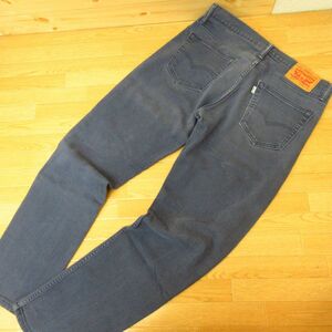 ◎Levi's 511 リーバイス◆カラーパンツ コットンパンツ ジーンズ Gパン ストレッチ◆メンズ 紺 W34×L32◆KP4669