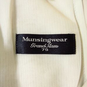 ◎使用少なめ！Munsingwear マンシングウェア◆ゴルフパンツ スラックス ツータック ゆったり くるぶし丈◆メンズ W79サイズ◆P4751の画像9