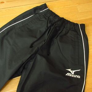 ◎美品！M 上下セット！MIZUNO ミズノ CENTRAL◆ウィンドブレーカー ジャケット&パンツ ユニフォーム◆メンズ 白x黒◆B3904の画像6