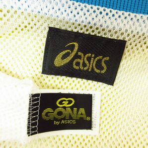 ◎希少 90s！L-XL 上下セット！asics アシックス 千葉 陸上 レトロ◆ウィンドブレーカー ヴィンテージ ユニフォーム◆メンズ マルチ◆B3962の画像10