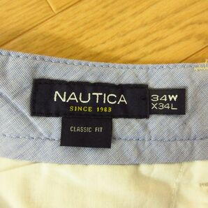 ◎使用少なめ！NAUTICA ノーティカ◆The Beacon Pant ツータック チノパン トラウザーズ パンツ 古着◆メンズ ベージュ W34×L34◆KP4806の画像8