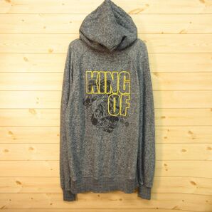 ◎使用少なめ！KING OF DIGGIN キングオブディギン MURO ムロ◆フーディー パーカー スウェット グッズ HIPHOP◆メンズ グレー L◆KA4753の画像1