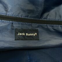 ◎使用少なめ！JACK BUNNY ジャックバニー パーリーゲイツ◆ゴルフ ボストンバッグ ボーダー 靴 シューズ キャンバス◆横26 縦47 奥行18_画像8