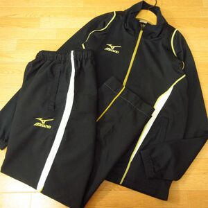 ◎使用少なめ！S 上下セット！MIZUNO ミズノ◆ジャージ / ジャケット&パンツ◆メンズ 黒x金◆B4010