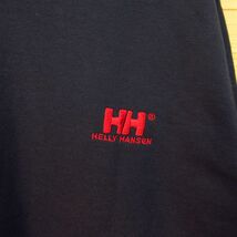 ◎使用少なめ！HELLY HANSEN ヘリーハンセン◆スウェット トレーナー 長袖 刺繍 ロゴ シンプル アウトドア◆メンズ 紺 Mサイズ◆KA4862_画像7