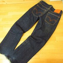 ◎Levi's 502 リーバイス◆デニム パンツ ジーンズ Ｇパン テーパード 革パッチ オレンジステッチ◆メンズ IDG W30×L34◆KP4978_画像1