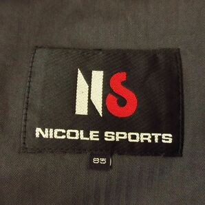 ◎使用少なめ！NICOLE SPORTS ニコルスポーツ◆ゴルフパンツ スラックス トラウザーズ ツータック オールシーズン◆メンズ 黒 85◆KP4967の画像8