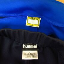 ◎使用少なめ！XL 上下セット！ATHLETA&hummel サッカー◆ジャージ ジャケット&パンツ◆メンズ ネイビー 紺◆B4113_画像10