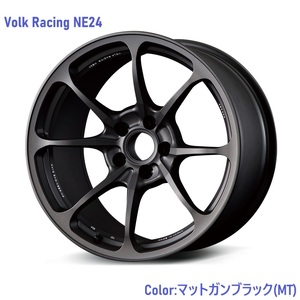 【納期要確認】Volk Racing NE24 SIZE:9.5J-19 +38(F3) PCD:114.3-5H Color:MT ホイール4本セット