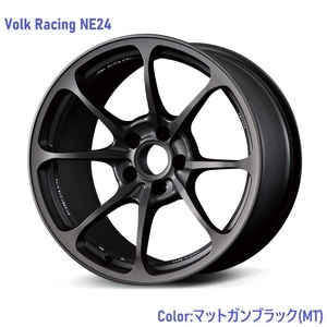 【納期要確認】Volk Racing NE24 SIZE:10.5J-19 +22(F5) PCD:114.3-5H Color:MT ホイール4本セット