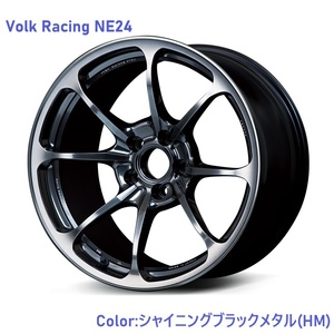 【納期要確認】Volk Racing NE24 SIZE:10.5J-18 +15(F4) PCD:114.3-5H Color:HM ホイール4本セット